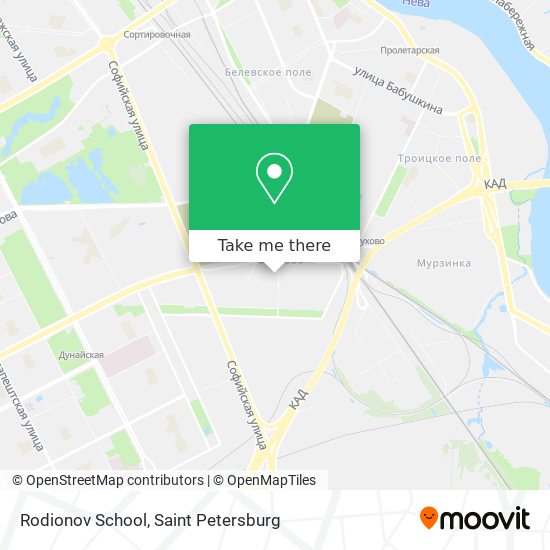 Rodionov School map
