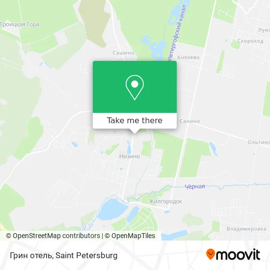 Грин отель map