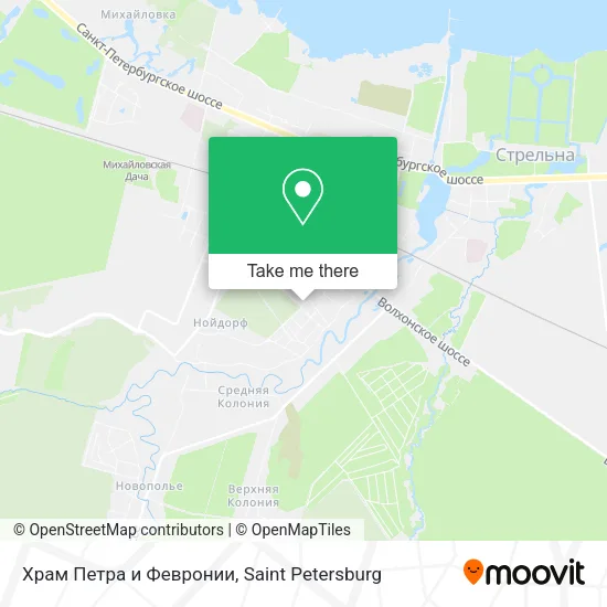 Храм Петра и Февронии map