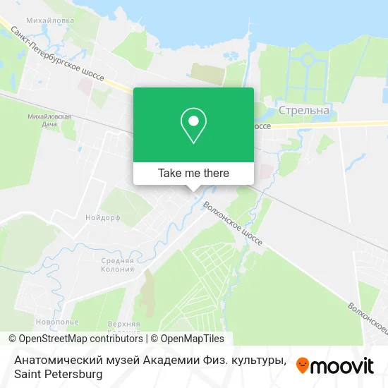 Анатомический музей Академии Физ. культуры map