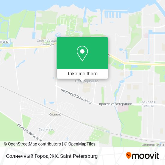 Солнечный Город ЖК map