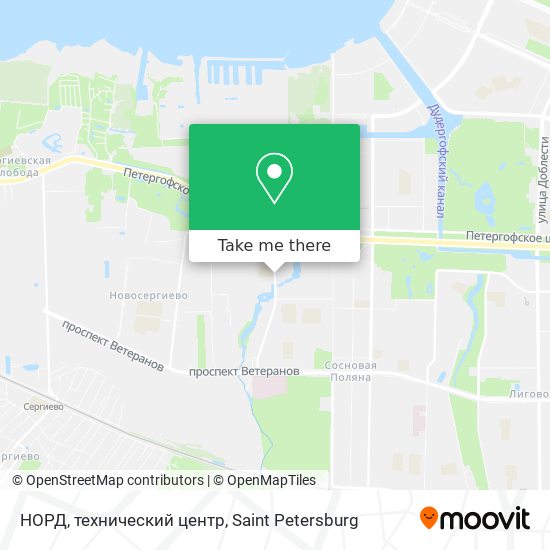 НОРД, технический центр map