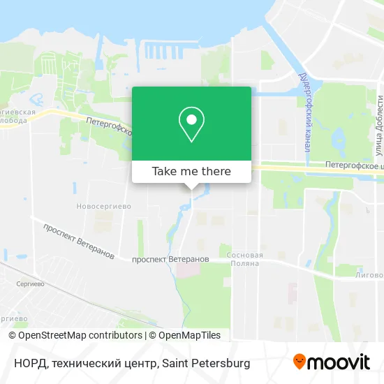 НОРД, технический центр map