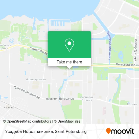 Усадьба Новознаменка map