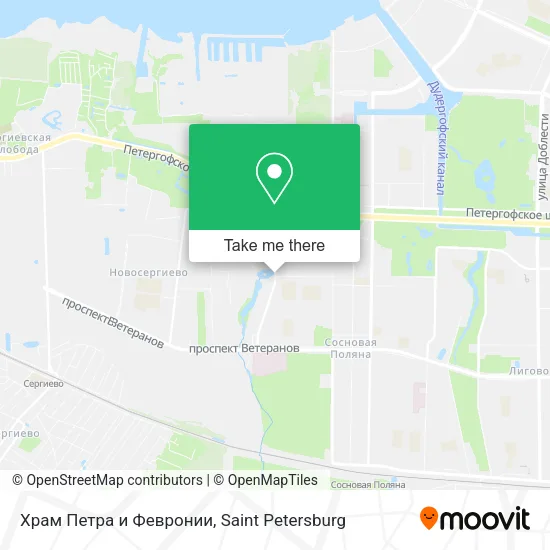 Храм Петра и Февронии map