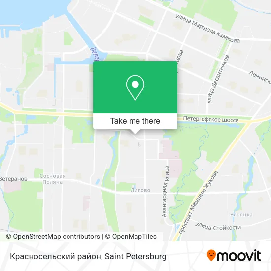 Красносельский район map