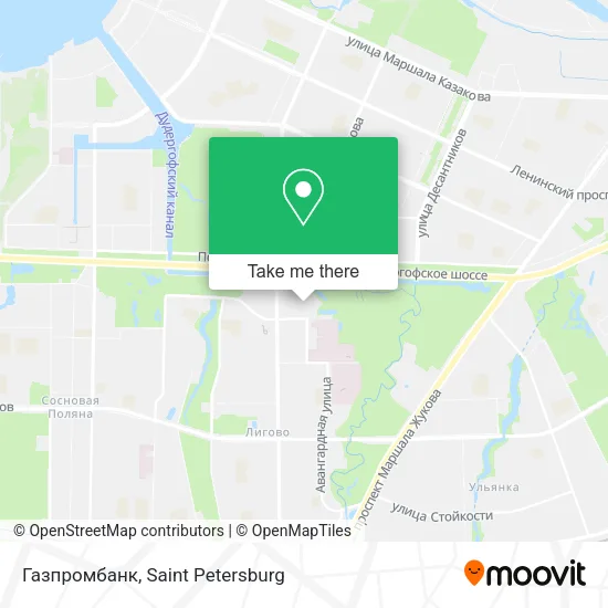 Газпромбанк map