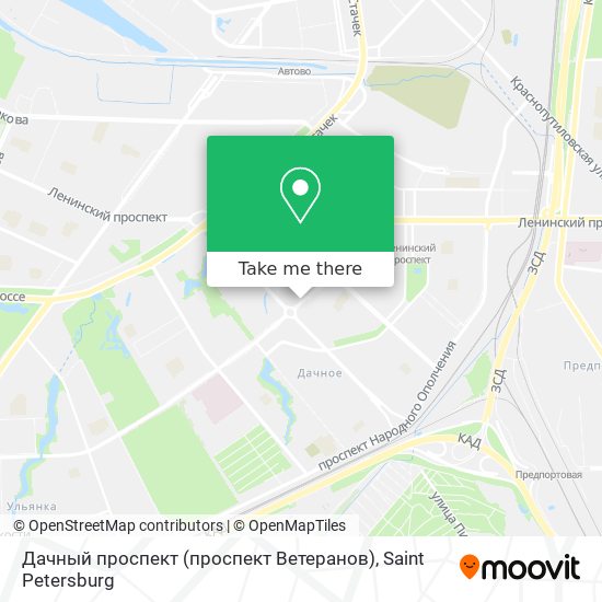 Дачный проспект (проспект Ветеранов) map