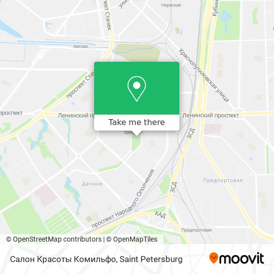 Салон Красоты Комильфо map