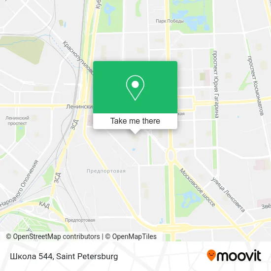 Школа 544 map