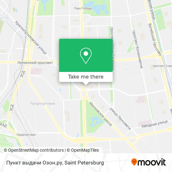 Пункт выдачи Озон.ру map