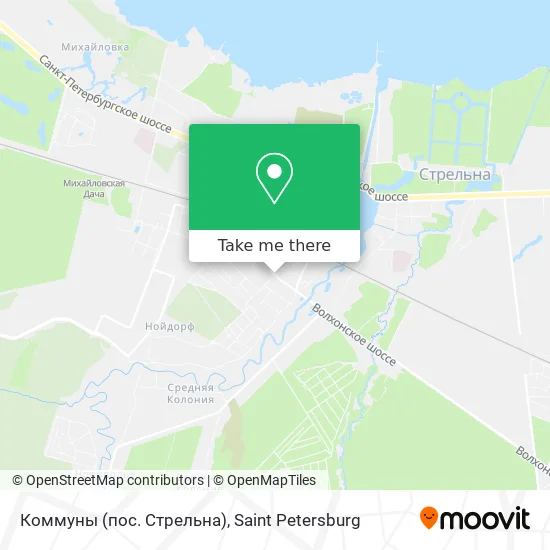 Коммуны (пос. Стрельна) map