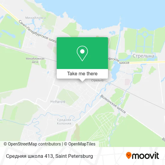 Средняя школа 413 map