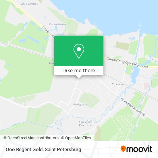 Ooo Regent Gold map