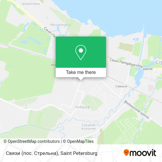 Связи (пос. Стрельна) map