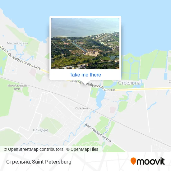 Стрельна map