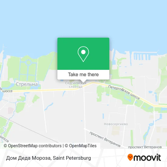 Дом Деда Мороза map