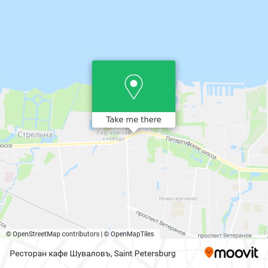 Ресторан кафе Шуваловъ map
