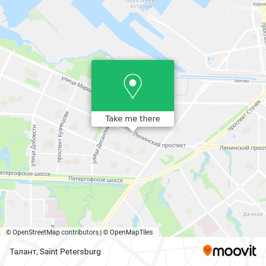 Талант map