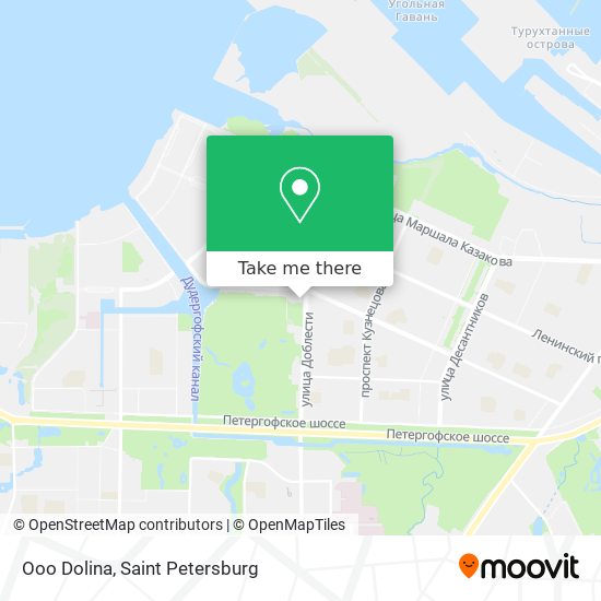 Ooo Dolina map