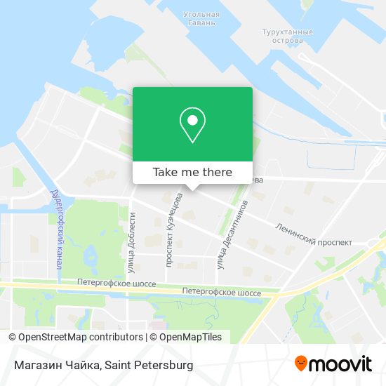 Магазин Чайка map