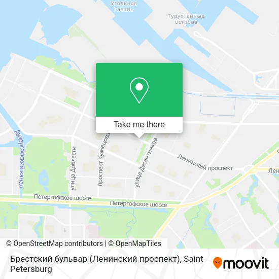 Брестский бульвар (Ленинский проспект) map