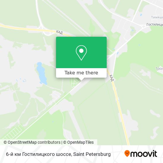 6-й км Гостилицкого шоссе map