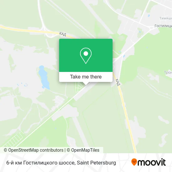 6-й км Гостилицкого шоссе map