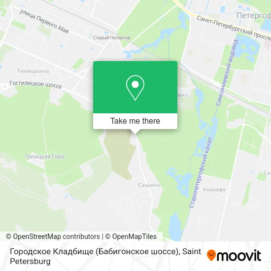 Городское Кладбище (Бабигонское шоссе) map