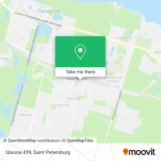 Школа 439 map