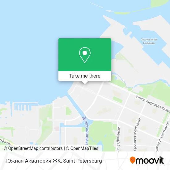 Южная Акватория ЖК map