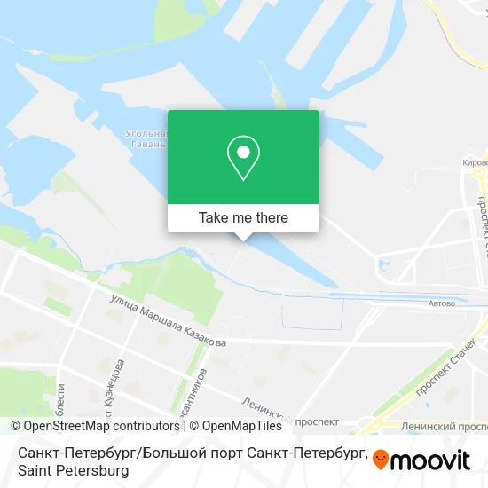 Санкт-Петербург / Большой порт Санкт-Петербург map