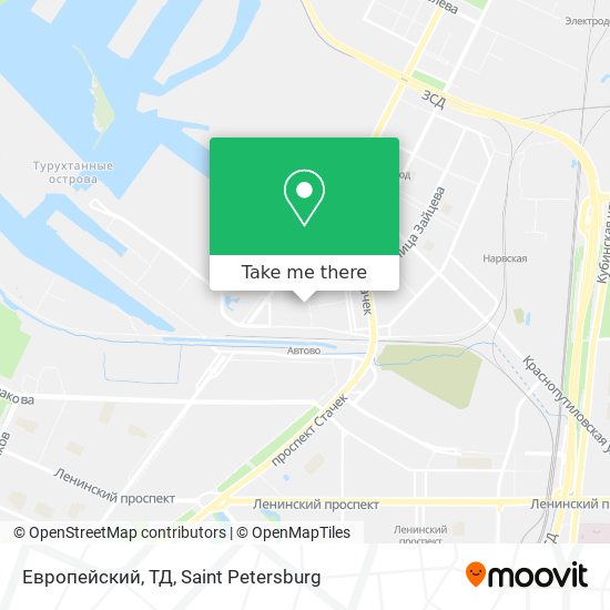 Европейский, ТД map