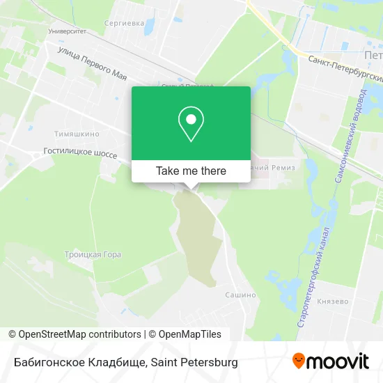 Бабигонское Кладбище map
