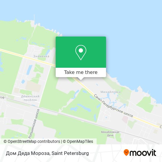 Дом Деда Мороза map