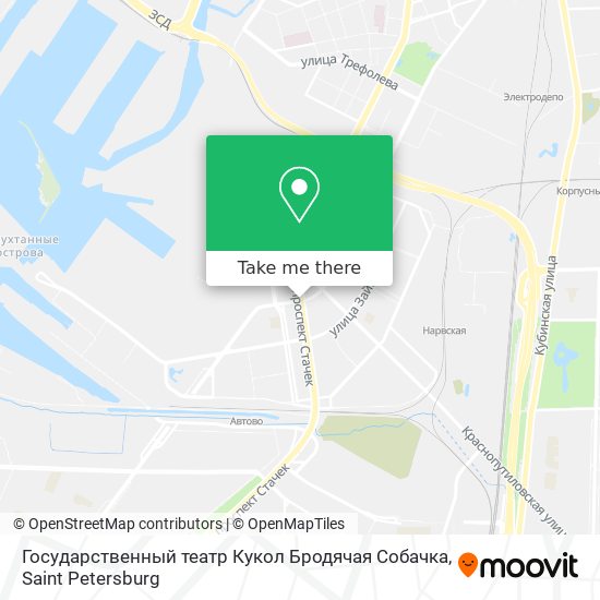 Государственный театр Кукол Бродячая Собачка map