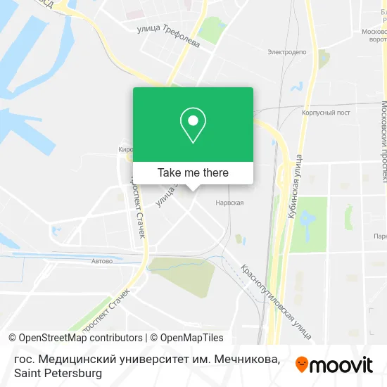 гос. Медицинский университет им. Мечникова map