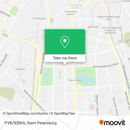 РУБЛЕВКА map
