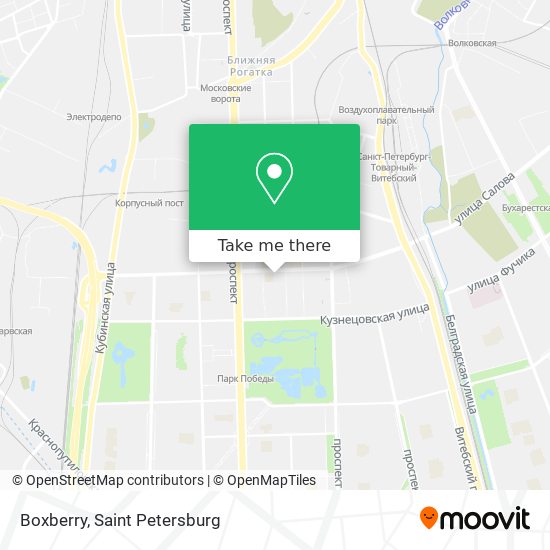 Boxberry map