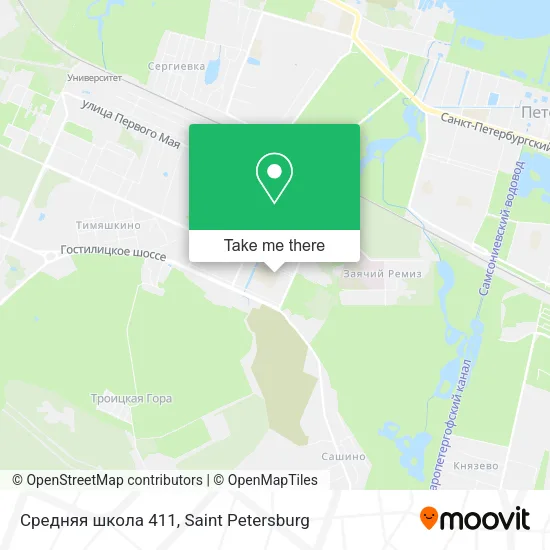 Средняя школа 411 map