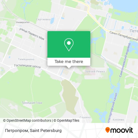 Петропром map