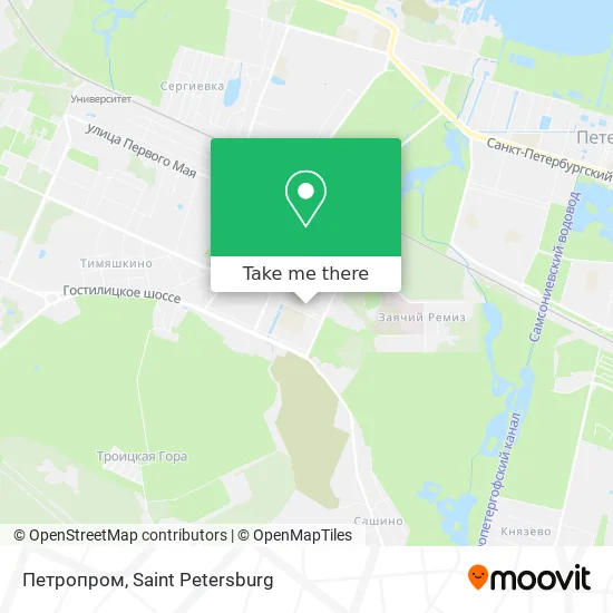 Петропром map