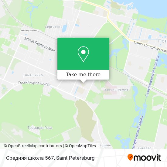 Средняя школа 567 map