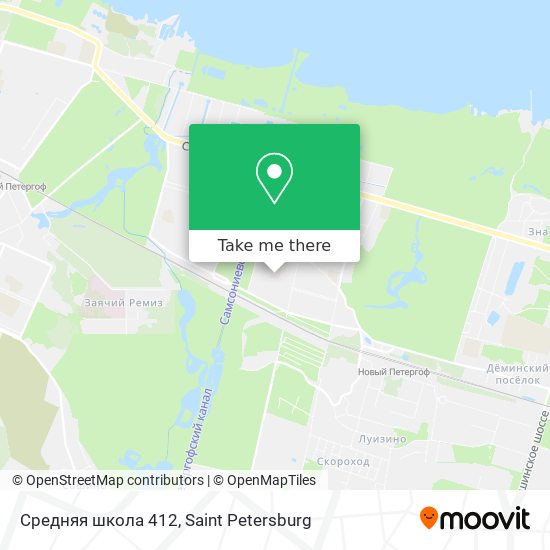 Средняя школа 412 map