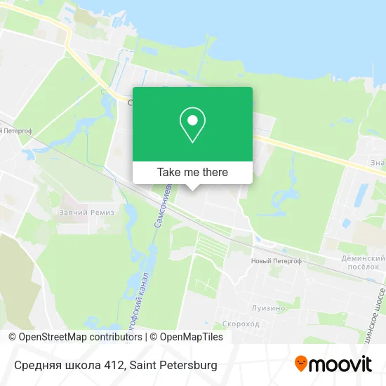 Средняя школа 412 map