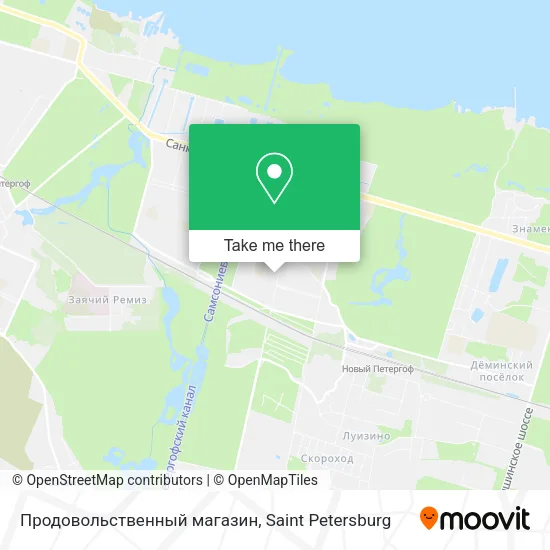 Продовольственный магазин map