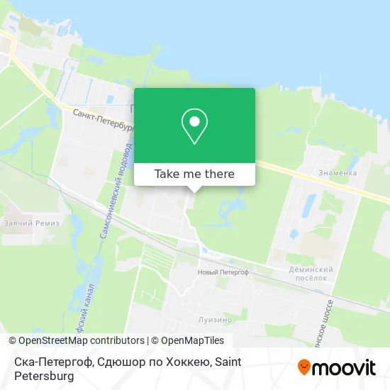 Ска-Петергоф, Сдюшор по Хоккею map