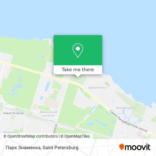 Парк Знаменка map