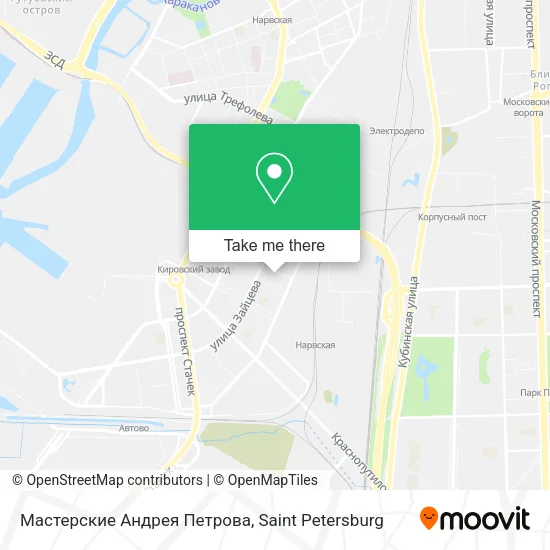 Мастерские Андрея Петрова map