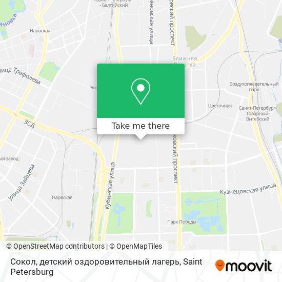 Сокол, детский оздоровительный лагерь map